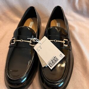 NWT genuine leather loafers